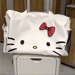 Hello Kitty Duffle Bag, Hello Kitty Travel Bag, Cat Bag